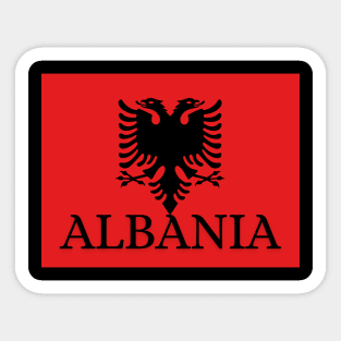 Albanian Flag Sticker